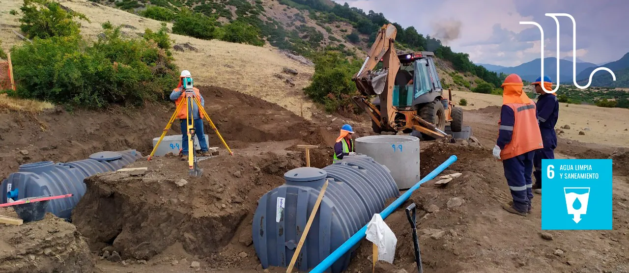 Infraestructura de un sistema de agua potable rural